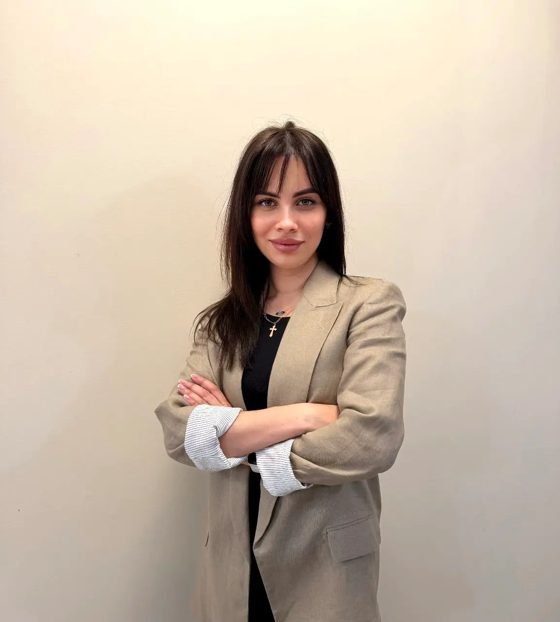 Власниця студії під час проведення навчання